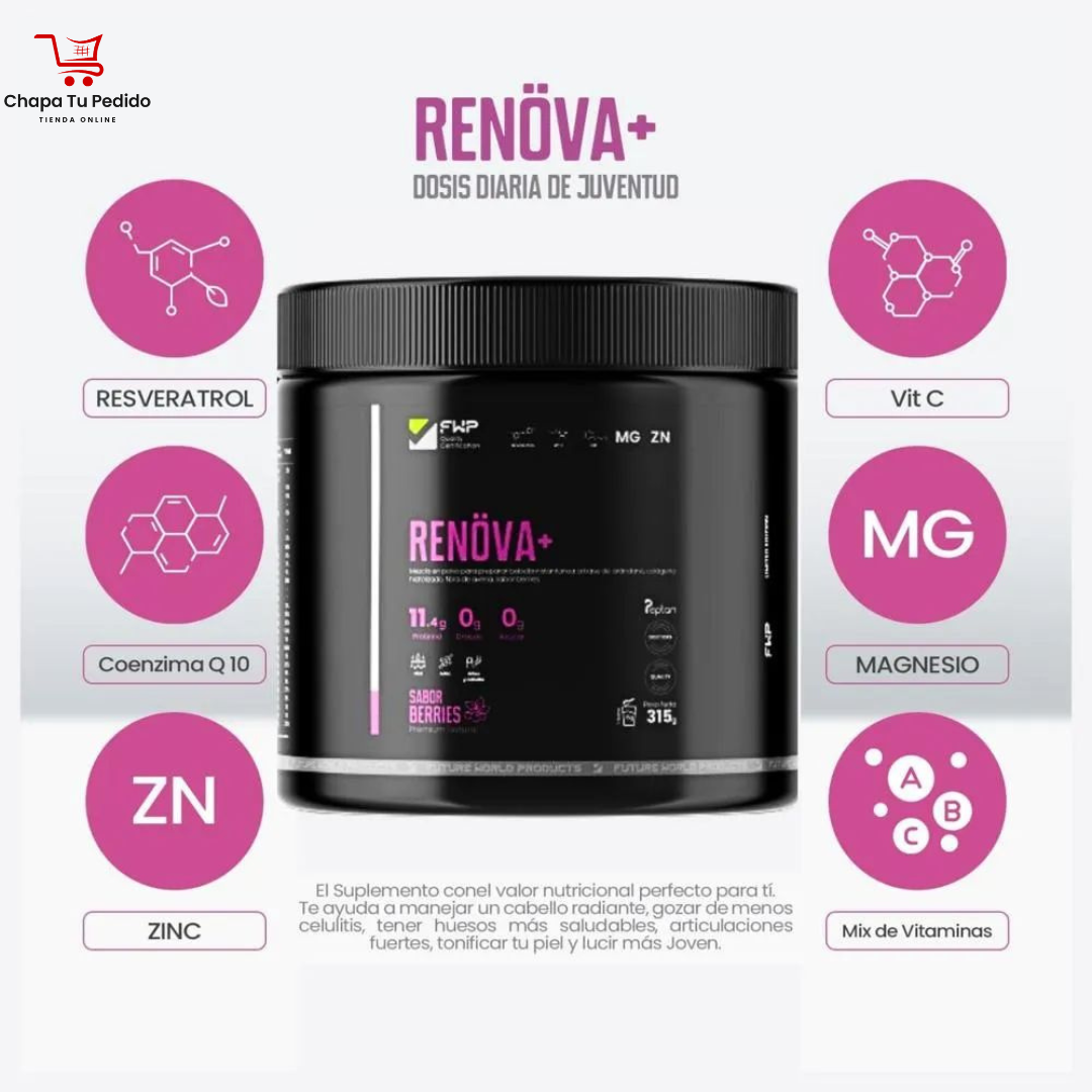 ✨ RENOVA+ Colágeno Hidrolizado Premium – Tu Belleza y Bienestar desde Adentro